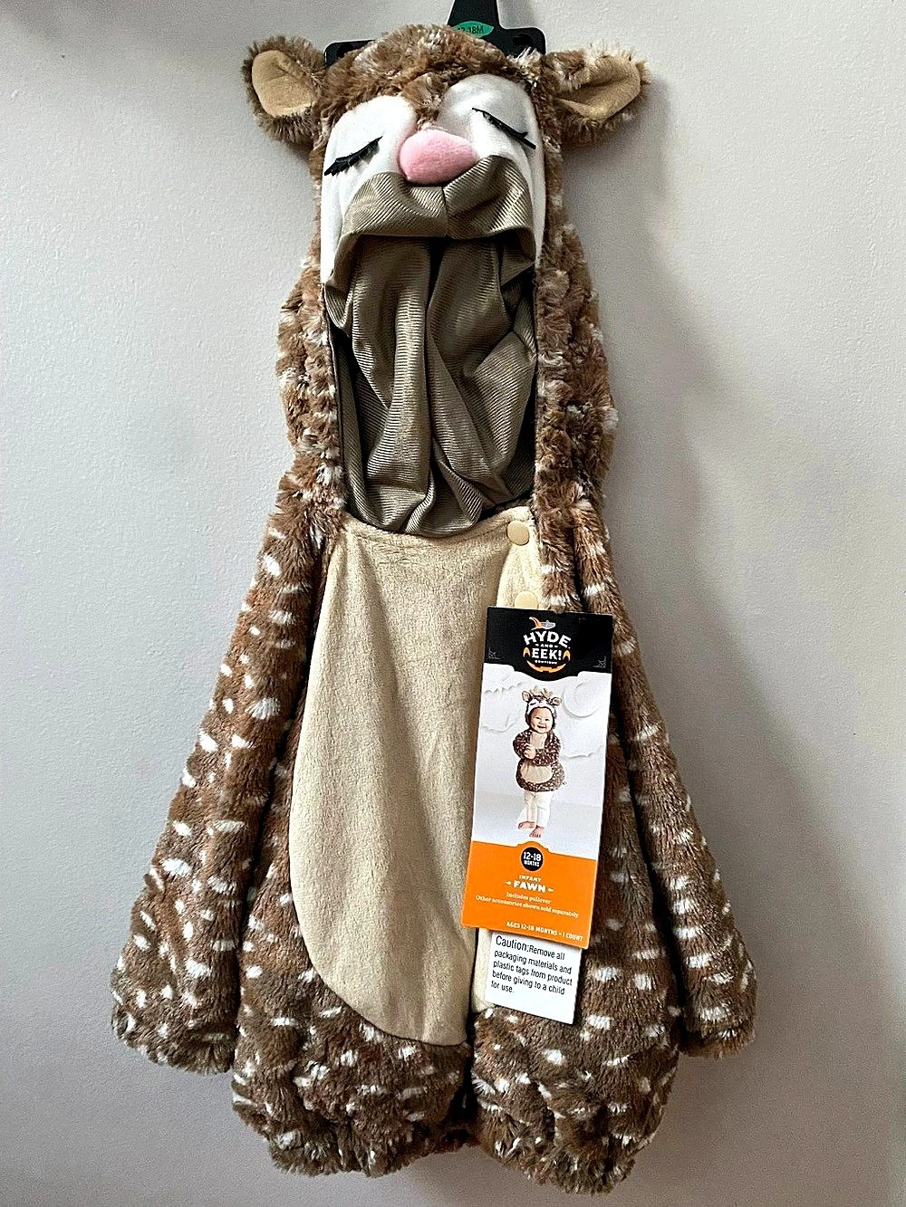 Hyde and Eek! Boutique Infant Fawn Costume Brown Baby 12-18M
